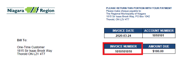 Sample Resident Notice of Payment