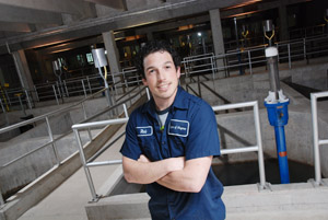 smiling regional Public Works employee