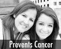 The HPV vaccination helps prevent cancer