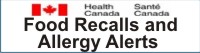 Canadian Food Inspection Agency – Food Recalls and Allergy Alerts