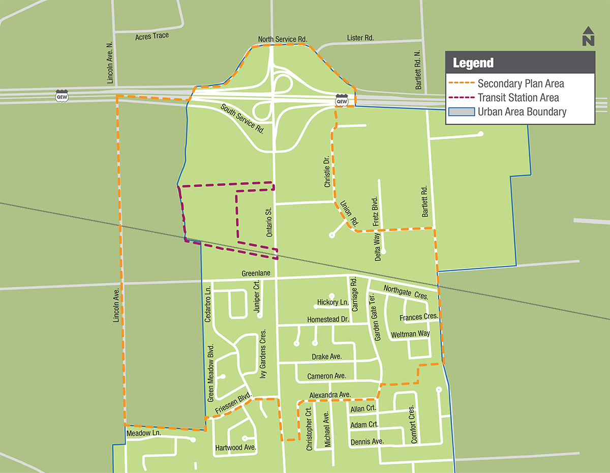 Beamsville GO Hub and Transit Station Area Niagara Region, Ontario