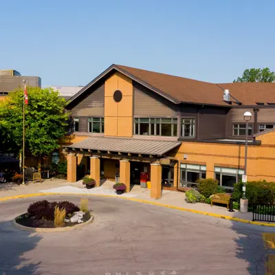 The exterior of Woodlands of Sunset