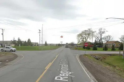 The intersection of Victoria Avenue At Canborough Road as seen on Google Street View