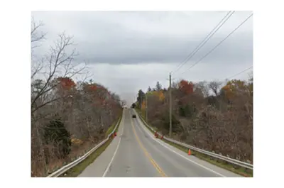 A Google Street View image of Fourth Avenue as seen from a car