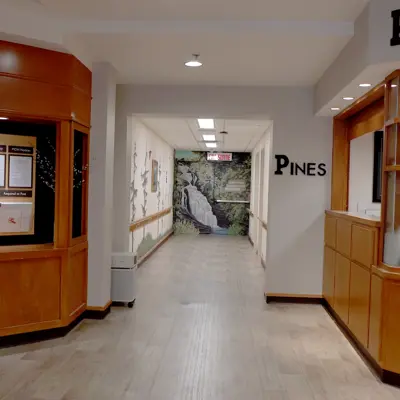 The reception area at Woodlands of Sunset