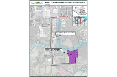 A map of the key plan