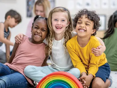 group of kids in daycare